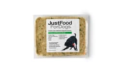 JustFoodForDogs Frozen Cooked Dog Food Chicken and White Rice (18 oz)