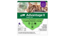 Advantage II Flea Treatment for Large Cats (2 ct)
