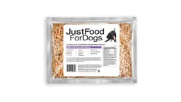 JustFoodForDogs Frozen Cooked Dog Food Lamb and Brown Rice (18 oz)